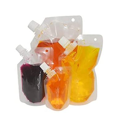 China Aseptic Stand Up Juice Packaging Spout Pouch For Milk Or Jelly Packaging Spout Pouch Bags for sale