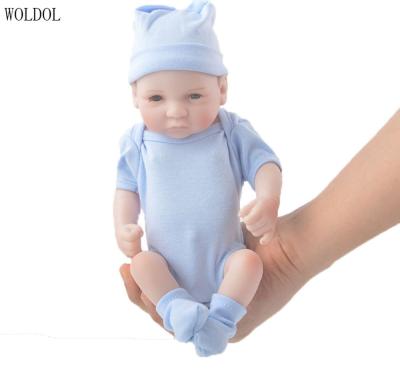 China DIY PLAY 10 Inch 24cm Full Vinyl Handmade Silicone Reborn Newborn Dolls Baby Doll Birthday Gift Baby Dolls for sale