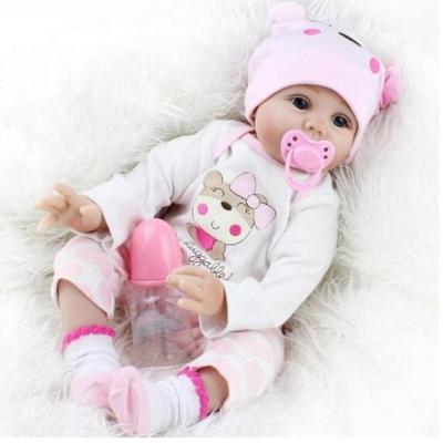 China DIY TOY Soft Simulation Silicone Girl's Toy 1pcs Reborn Baby - Doll for sale