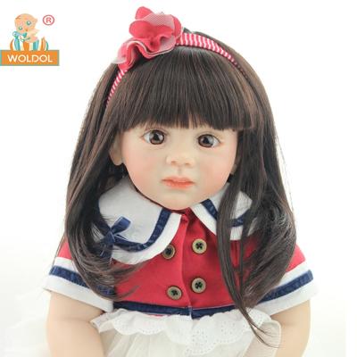 China DIY TOY Design 24inch Reborn Toddler Baby New - Realistic Fridolin Doll Realistic Soft Girl Soft Touch Real for sale