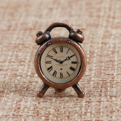 China Doll Furniture 1:12 Scale Mini Home Decoration Alarm Clock Home Dollhouse Furniture Toy Doll Food Kitchen Living Room Doll Accessories 1:6 for sale