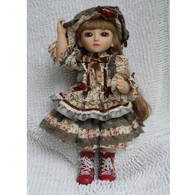 China DIY BJD TOY Ball Doll Vinyl Girl Toy 18in High. 45cm Brown for sale