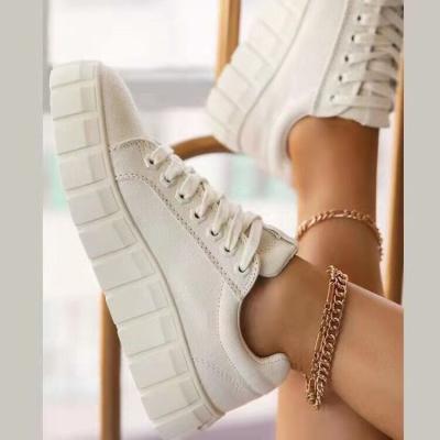 China Fashion Trend Womens Ladies Casual Sneakers Sport Shoes Flat Shoes for sale