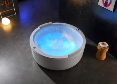 China Elegante dubbele cirkel waterval spa massage bad bad water tekort bescherming sensor Te koop