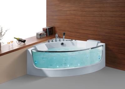 China Elegantes Ladodo E-605 Eck-Badewanne mit 1,0 PS Massagepumpe zu verkaufen