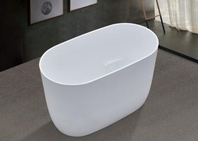 China 700mm Mini Egg Shape Slim Lip Bathtub With Pop-Up Drainage for sale