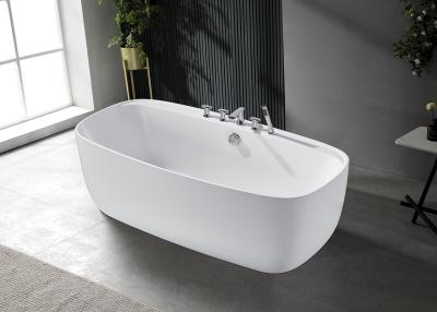 China Ladodo bañera acrílica E-5405 bañera de remojo rectangular independiente con borde de sim en venta