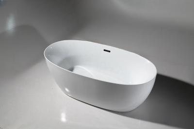 China Ladodo Slim Edge 1500mm bañera en forma de huevo Desagüe drenaje y color No hay cambio en venta