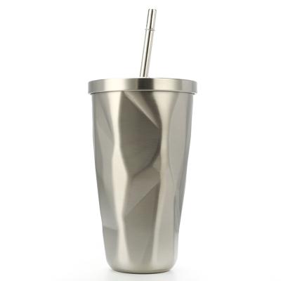 China Widely Used Stainless Steel Straw Thermal Cup With Straw Of Special Heat Preservation Design for sale