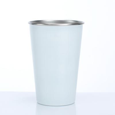 China Wholesale Portable and Drop Resistant Customized Good Quality Stainless Steel Vintage Beer Mug Mug Metal for sale