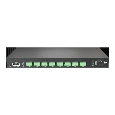 China Rs232 422 485 To Port Ethernet Manufacturer Wholesale Industrial Grade 8 Serial Server Rs232 422 485 To Network Communication Gateway for sale