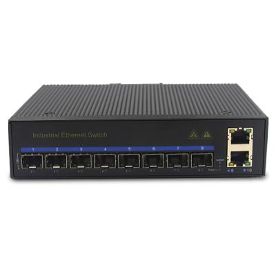 China 8-port 10/100/1000Mbps SFP+2-port 10/100/1000Mbps RJ45 Industrial Ethernet Switch ZXD82G-SFP ZXD82G-SFP for sale