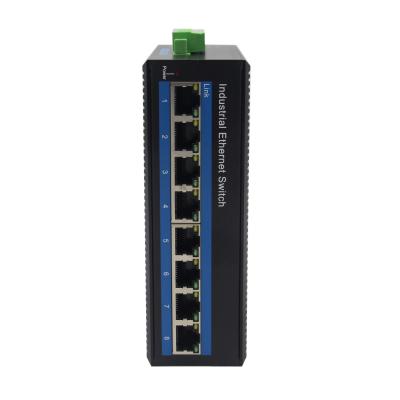 China Hot Selling 8 Port Industrial 10/100/1000BASE-TX PoE Switch ZXD08GP ZXD08GP (Optional) for sale