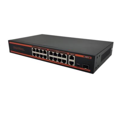 China Hot-selling FTTB FTTX network gigabit port switch 16 port management security traffic control hot-selling switch for sale