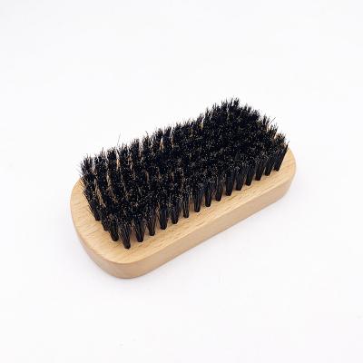 China Men's Grooming Men's Grooming Beard Factory Private Label Boar Hair Wooden Beard Brush for sale