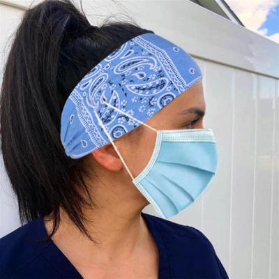 China Daily life sports or face wash wholesale or custom women's designer spa headband head wraps headwraps for sale