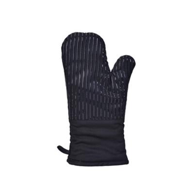 China Professional Extra Long Knit Silicone Heatproof Oven Gloves Cooking Gloves for sale