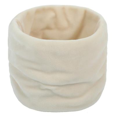 China New polyester microfiber fleece neckwarmer for winter season with different colors for sale