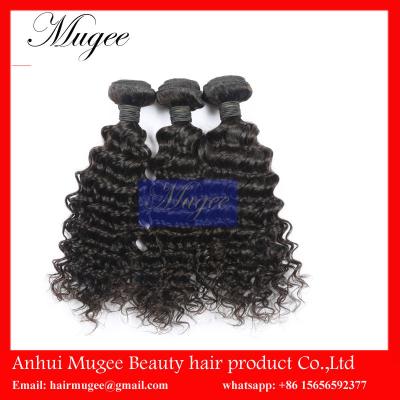 China Long Lasting Brazilian Deep Wave Human Hair , 8A Brazilian Virgin Hair for sale