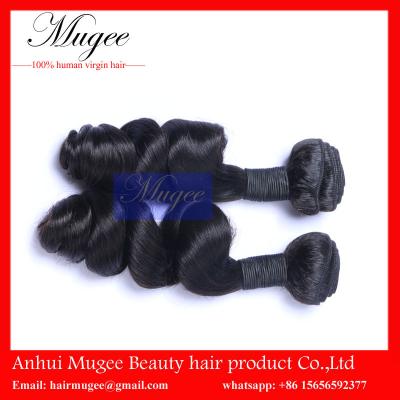 China Most popular human virgin hair, 100% indian hair extension, soft indian virgin hair thick bundles for sale