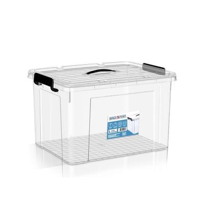 China High quality viable home storage box hot selling transparent plastic for clothes and toys for sale