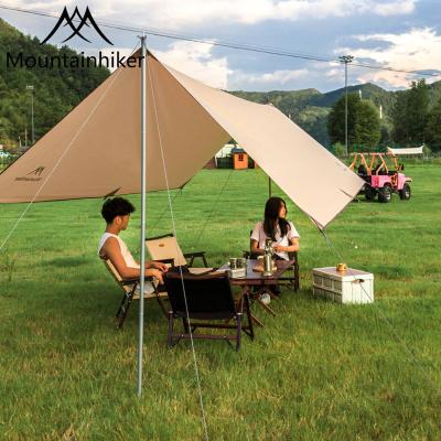 China UV-Resistant Oxford Cloth Outdoor Sunshade Beach Lawn Travel Protection Camping Canopy for sale