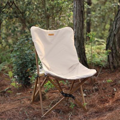 China Butterfly Easy Folding Portable Breathable Comfortable Ergonomic Outdoor Camping Chair for sale