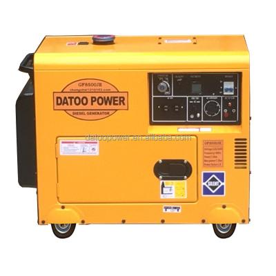 China 3/4/5/6/7/8/9 Kw 7.5/10 KVA 3 Phase Small Portable Silent Diesel Generators 7.5kva for sale