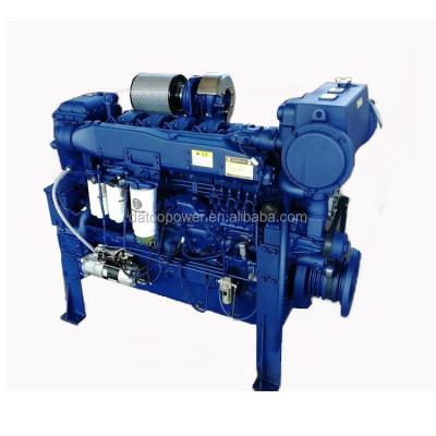 China Excellent Combustion Efficiency 250hp 300hp Weichai Marine Diesel Engine for sale