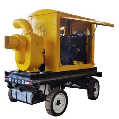 China High efficiency agricultural diesel centrifugal water pumping machine 8 inch 200 hp water pump irrigation diesel engine water pumps for sale