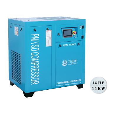 China Good Price OIL-LESS Fix Speed ​​10 Hp 380V 50Hz IP54 Rotary Motor Compressor 10bar Screw Air Compressor On Sale for sale