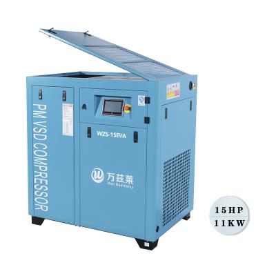 China Hot Selling OIL-LESS WZS Easy To Maintain Screw Oil Injected Air Compressor for sale