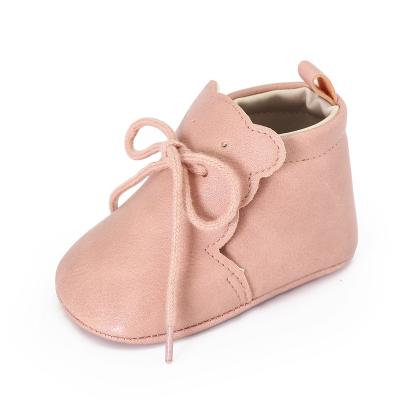 China New Round Infant Toddler Boy Girls Shoes Autumn Formal Pu Soft Sole Baby Shoes for sale