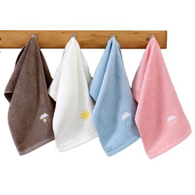 China Wholesale Compressed 100% Bamboo Remover Towel Wholesale Bamboo Towel 25*50cm Baby Face Towel Bamboo Face Towel Custom Logo for sale