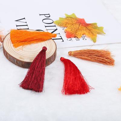 China 20Pcs/lot Universal 6cm Silk Tassel Fringe Curtain Sweep DIY Craft Tassel Fringe Trim For Curtains Jewelry Making Wedding Accessories for sale