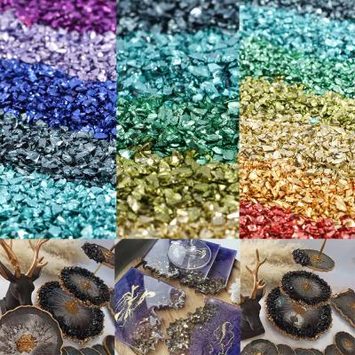 China Nail Gravel Glitter Broken Glass Rhinestone Decorative Accessories 20g/lot Small Multicolor Stones For DIY Epoxy Resin Filler Pendant Jewelry Making for sale