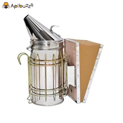 China Bee Farm Stainless Steel Honey Beekeeping Smoker Medium Size Beekeeping Beekeeping Equipment Hive Tools Supplies for sale