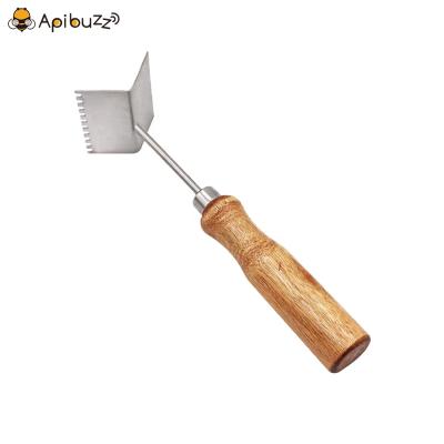 China One Side Of The Tool Has Grooves To Clean The Gap Between Beekeeping Beehive Beehive Tool Cleaning Wooden Beekeeping Tool Queen Excluder Metal Wires to exclude for sale