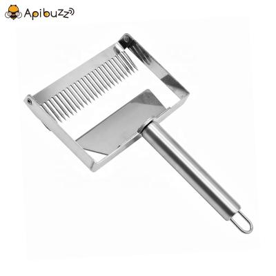 China Large Inner Large Full Tines Stainless Steel Uncapping Fork Beeswax Uncapper Beekeeping Tools Bee Equipment Beekeeping Apicultura for sale