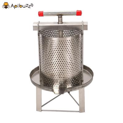 China Bee Farm Stainless Steel Hand Crank Honey Press Machine Extractor Filter Beekeeping Beekeeping Equipment Tool Supplies Large for sale