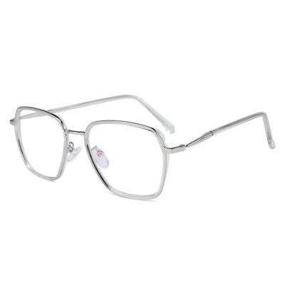 China Classic Anti UV400 Metal Eye Glass Frames For Women Men In Stock Trendy Optical Factory Wholesale Glasses for sale