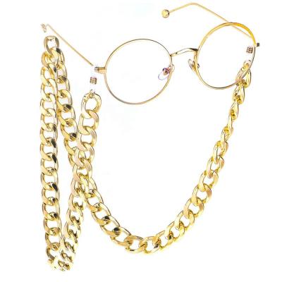 China American Fashion Free Fresh Stable Gold Glass Stable Style Sunglasses Holder Rope Metal Thick Chain Chain for sale