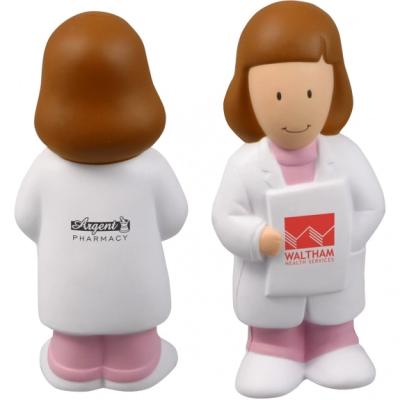 China Doctor Shaped Promotional Stress Inexpensive Promotional Female BAL Toy for sale