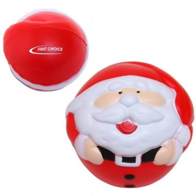 China Toy Customized Promotional Santa Promotional Stress Ball for sale