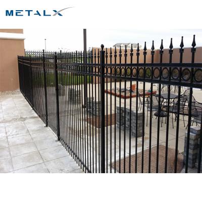 China Easily Assembled Cheap Used Weldable 6x8 Decoration Perforated White Metal Fence Panels for sale