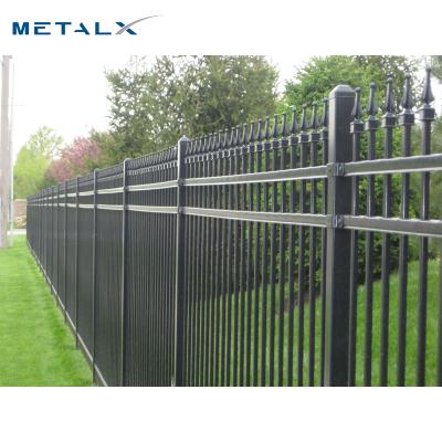 China Easily Assembled Outdoor Decorative Garden Green Powder Coating Dog Safety Metal Fencing Systems Panels For Hawaiian for sale