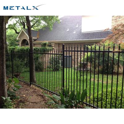 China Easily Collected Durable Blue Garden Metal Dog Fencing Spikes Iron Fence Philippines for sale