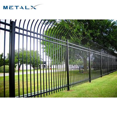 China Easily Compiled Ornamental Modern Galvanized Square Heavy Duty Security Tube Zinc Track Gratings Fence Design In The Philippines for sale