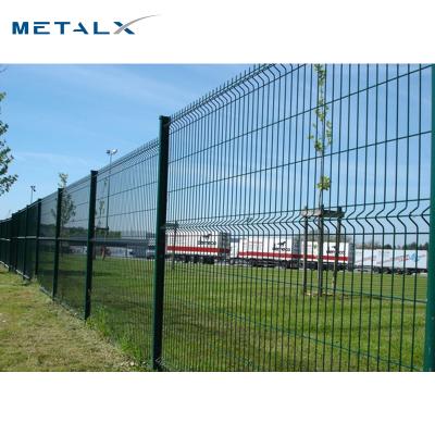 China Easily Assembled Rust Proof Sports Outfield Garden Lawn Fence Welded Wire Mesh Fence Panels In 12 Gauge for sale