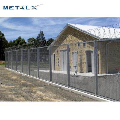 China Durable Rigid 358 Mesh Clearvu Easily Assembled Anti Climbing Fence For Fence Project for sale